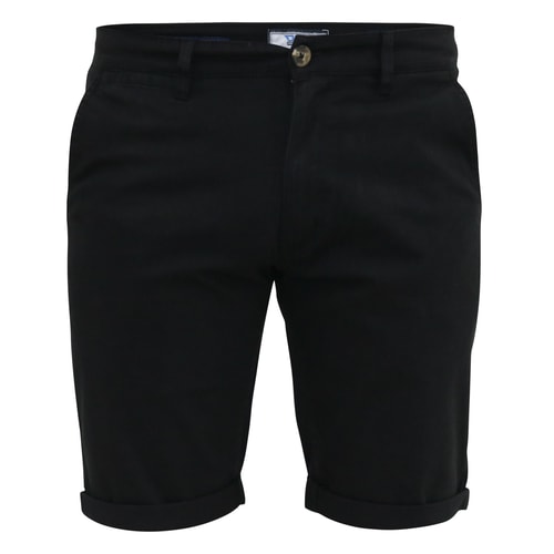 D555 Nelson Stretch Chino Shorts Black